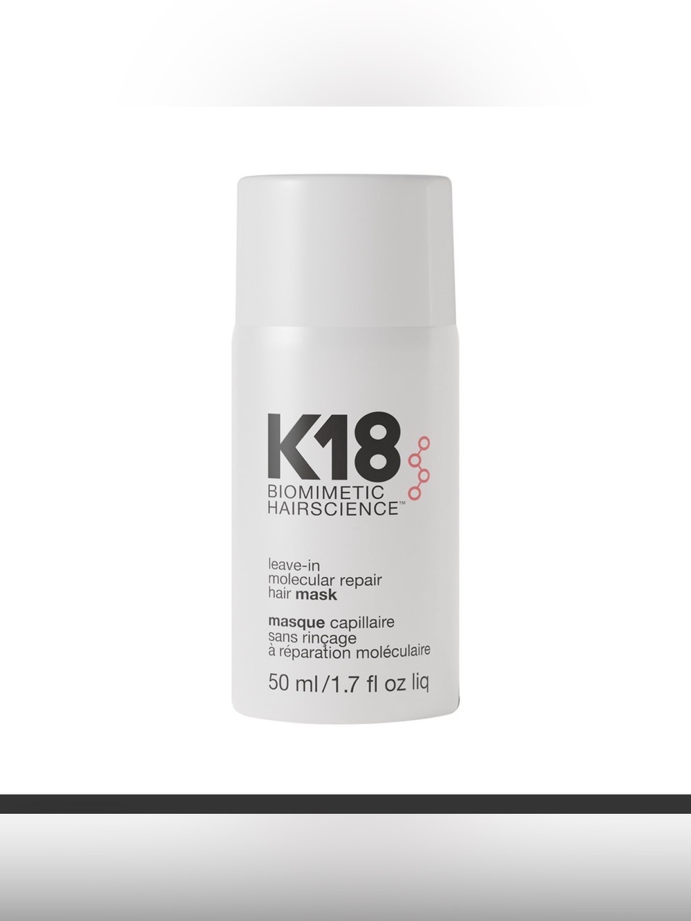 K18 Biomimetic Hairscience Leave-In Molecular Repair Hair Mask — 1.7oz NEW